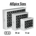 thumbnail image 2 of AllSpice Wooden Spice Rack Size: 60 Jar Rack, Color: Matte White, 2 of 7
