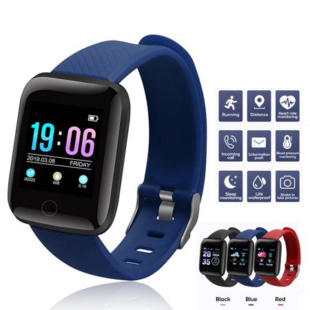 EEEKit 2019 Version Fitness Tracker with Heart Rate Monitor, Activity Tracker, Step/Calorie Counter, Sleep Monitor, 1.3'' Touch Screen Smart Watch, IP67 Waterproof Pedometer for Kids Women and (Best Activity Sleep Tracker 2019)