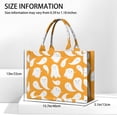 thumbnail image 3 of Large Capacity Tote Bag,Kawaii Halloween Ghosts Pattern Handbag Fashion Luxury Tote Bag,15.7"x13"x 5.1" Inches,Laptop Compatible, 3 of 6