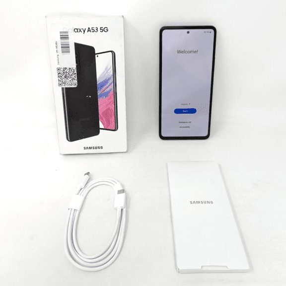 Pre-Owned Samsung SM-A536U Galaxy A53 5G 128GB US Cellular Smart Phone, Black