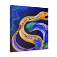 thumbnail image 2 of Eel in Fauvist Hues - Canvas, 2 of 10