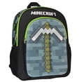 thumbnail image 1 of Minecraft Backpack Kids 16" 3D Molded Pickaxe Childrens School Bag, 1 of 4