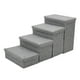 thumbnail image 3 of Escaleras para perros Salvador rampa para mascotas 4 escalones gris, 3 of 10