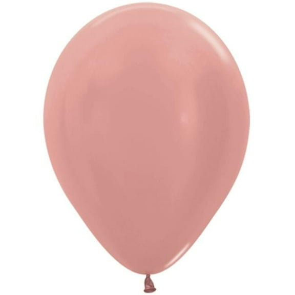 Loftus International B5-1099 5 in. Metallic Rose Gold Betallatex Balloon