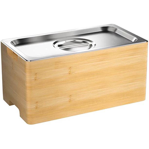 G.A Homefavor Kitchen Compost Bin 1.6 Gal Smell Proof, Rust Proof