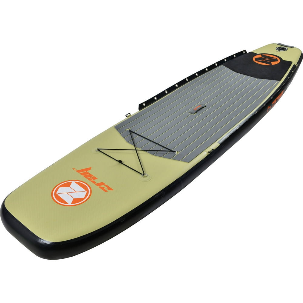 ZRay Fishing 11'32" Inflatable Stand Up Paddle Board with Paddle, Pump