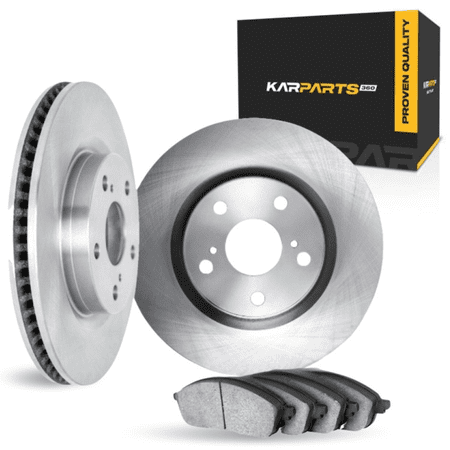KarParts360 For Lexus LS460 2007-2017 Brake Rotor Set Front | Cast Iron | Excluded Calipers | Vented | Plain Rotor Style | 114.3 Millimeters / 4.50 Inches Bolt Circle