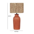 thumbnail image 5 of Maklaine Modern Contemporary Natural Finish Terracotta Table Lamp, 5 of 7