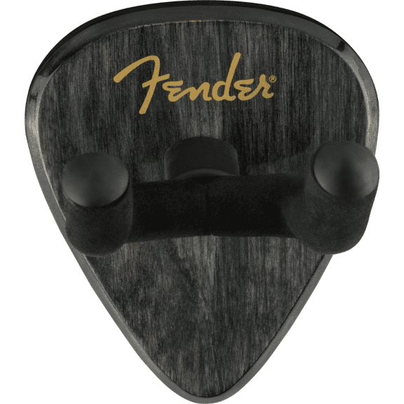Genuine Fender 351 Guitar Wall Hanger with Wooden Base in Black #0991803023