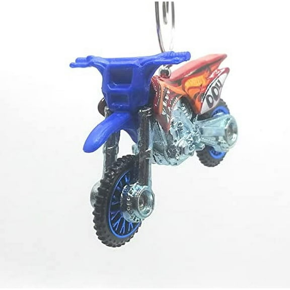 Christmas Ornament for HW450F Dirtbike Motorcycle Blue Red