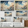 thumbnail image 4 of Designart "Clouds Celestial horizon IV" Landscapes Floater Framed Canvas Wall Art, 4 of 7