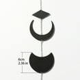 thumbnail image 4 of Moon Phase Wall Hanging Moon Decor,Black Wall Decorations Art Moon Garland with Metal Chains Tassel for Office Nursery Bedroom Window Decorative Wall Art Ornaments, 4 of 5