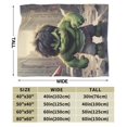 thumbnail image 4 of Manta de franela de Hulk, suave y acogedora manta de felpa para todas las estaciones para niños, niñas y adultos, manta cálida y ligera para sofá cama o viaje de 80 x 60 pulgadas, 4 of 8