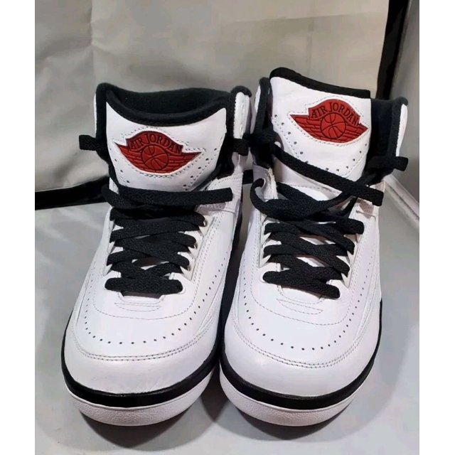 Ni - ke Ni - ke Boys Air Jordan 2 DX4400-106 White Basketball Shoes Sneakers Size 7 Youth