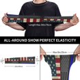 thumbnail image 4 of Women Men Sun Protection Garden Sleeves America Thin Blue Line Flag Cooling Protective Arm Sleeves With Thumb Hole, 4 of 6