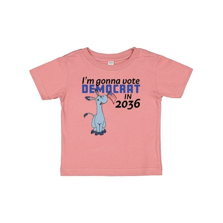 

Inktastic I m Gonna Vote Democrat in 2036 Gift Baby Boy or Baby Girl T-Shirt