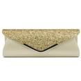 thumbnail image 1 of Sac Pochette à Paillettes pour Femmes Dames Soirée Mariage Fête Pochette Portefeuille Sac, 1 of 5