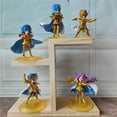 thumbnail image 1 of Figuras de acción de los caballeros del zodiaco de Saint Seiya, juguetes de modelos coleccionables de PVC, regalos para fanáticos, oro, 10cm, 5 piezas por juego"5pcs 1 set" Fivean Toy model, 1 of 2