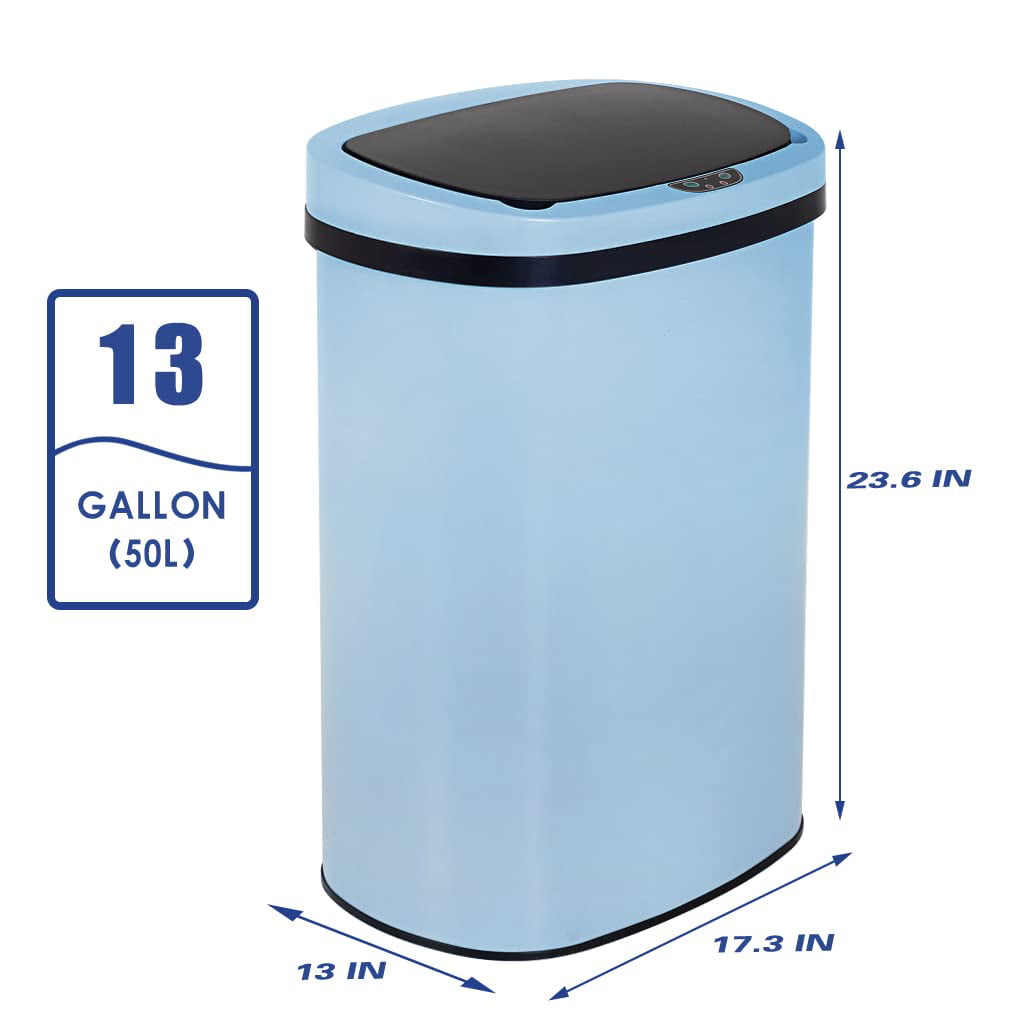 13 Gallon Trash Can Set Amscan Color: Royal Blue