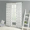 thumbnail image 2 of Home Essence Apartment Ashley Pom Pom Embellished Window Panel, 2 of 7