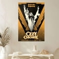 thumbnail image 5 of Music Poster - Ozzy Osbourne- Rest In Peace 2025 - Vintage Style - Size 24x36 - Postora, 5 of 5