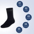 thumbnail image 4 of Chaussettes de Plongée Néoprène 3mm, Chaussettes d'Eau de Volleyball de Plage Résistant au Sable, Imperméable à l'Eau Résistant au Glissement Extensible Chaussettes de Plongée pour la Randonnée Sportive, 4 of 8