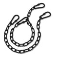 thumbnail image 1 of 2 Pack Matériel de Chaise Suspendue Robuste pour Hamac Balançoire Sac de Sable Intérieur Extérieur Yoga Gym (Noir), 1 of 5