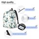 thumbnail image 3 of Easygdp Anchors And Shells Mochila de Lona Resistente para Laptop, Compatible con Laptops de 15 a 17 pulgadas, Ideal para Escuela, Trabajo y Viajes-Small, 3 of 5