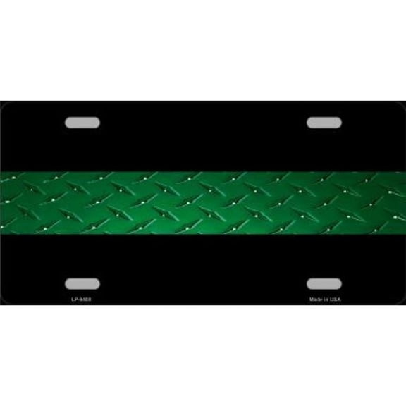 Federal Agents Diamond Plate Metal License Plate