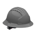 thumbnail image 4 of Evolution Deluxe 6161 Full Brim Hard Hat with HDPE Shell, 6-Point Polyester Suspension and Wheel Ratchet Adjustment, 4 of 8