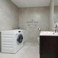 thumbnail image 6 of Laundry Room Wall Sticker Plastic Black 560mm x 230mm Vintage Patterns Art Lettering Decal for Indoor Decoration for DIY, 6 of 8