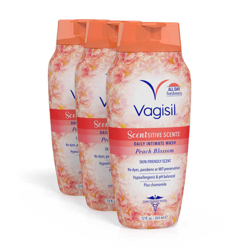 Vagisil Scentsitive Scents Plus Daily Feminine Intimate Vaginal Wash