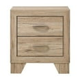 thumbnail image 5 of Cterwk 2 Drawers End Table Beside Table with Handle, Wooden Nightstand for Living Room, Bedroom, Light Brown, 5 of 6
