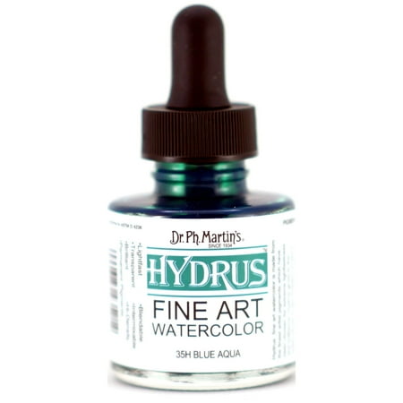 UPC: 0090385435214 | Dr. Ph. Martin s Hydrus Fine Art Watercolor  1.0 oz  Blue Aqua (35H)
