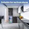 thumbnail image 2 of UrbanSync Beverage Refrigerator with Glass Door, 3.2 Cu.ft Mini Fridge with Adjustable Shelves for Soda, Beer, Home/Office/Bar, 2 of 8