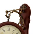 thumbnail image 2 of Reloj de pared clásico de , cocina, granja silenciosa, patio, jardín, hogar roja Gloria Reloj de pared de doble cara, 2 of 8
