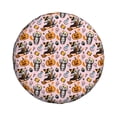 thumbnail image 3 of Spare Tire Cover, cute halloween pumpkin Wheel Cover Tire Covers for Trailers Car Truck Camper Universal Tire Covering Fits Diameter 14 inch, 3 of 7