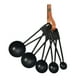 thumbnail image 2 of Cucharas medidoras, cucharaditas, tazas medidoras de especias, juego de medidas de cocina de metal para té 5 piezas, 2 of 7