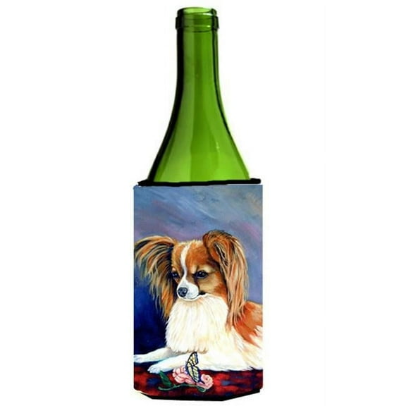 Papillon Rose and Butterfly Wine bottle sleeve Hugger