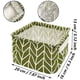 thumbnail image 3 of 4 Piezas Mini Cestas de Almacenamiento Cuadradas, Cestas de Almacenamiento de Tela de Algodón y Lino, Cajas de Almacenamiento Plegables para Bebés, Cestas de Almacenamiento de Tela Pequeñas, 3 of 8