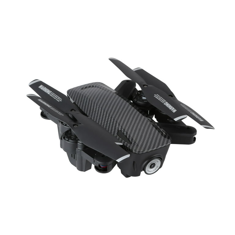 Vivitar Skyhawk Foldable Video GPS Drone with One-Button Takeoffs and  Landings, Black