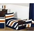 thumbnail image 4 of Sweet Jojo Designs Navy Blue, Orange and White Window Treatment Valance for Stripes Bedding Collection, 4 of 4