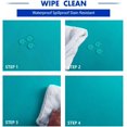 thumbnail image 4 of White Round Tablecloth 60 Inch - Waterproof Stain Resistant Spillproof Polyester Fabric Table Cloth for Dining Room Kitchen Parties, 4 of 6