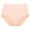 Pink, variant on yunLCZ Women's Cotton Underwear High Waist Women's Large Comfortable Underwear Trackless MidWaist Cotton Bottom Crotch With Raised Hips Contracted Abdomen Traceless Triangle Pants