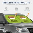 thumbnail image 4 of Haiem Fresh Sushi Car Windshield Sun Shade (2 Pieces) Foldable Windshield Sun Shade Car Accessories for Truck SUV Pickup-Medium, 4 of 7