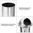 thumbnail image 4 of Uxcell 4" Round Soffit Air Vents, 304 Stainless Steel Louver Grille Vent Cover Mesh Grill Hood for Kitchen Bathroom, 4 of 6