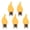 C35, variant on 5Pcs LED Flashing Flame Light Flame Shaped LED Filament Bulb Camping Party Restaurant Decorative Light Enduring
