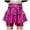 A01-Hot Pink, variant on Godom Girls Sparkly Sequin Skirt 3T-14T Elastic Waist Shiny Mini Skater Cheerleader Dance Outfit,Blue