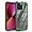 Green, variant on Compatible with iPhone Case,Transparent Heavy Duty Rugged Hard PC + Soft TPU Anti-Scratch Corner Bumper Protection Clear Shockproof Cover Phone Case (Black,iPhone 12 Pro)