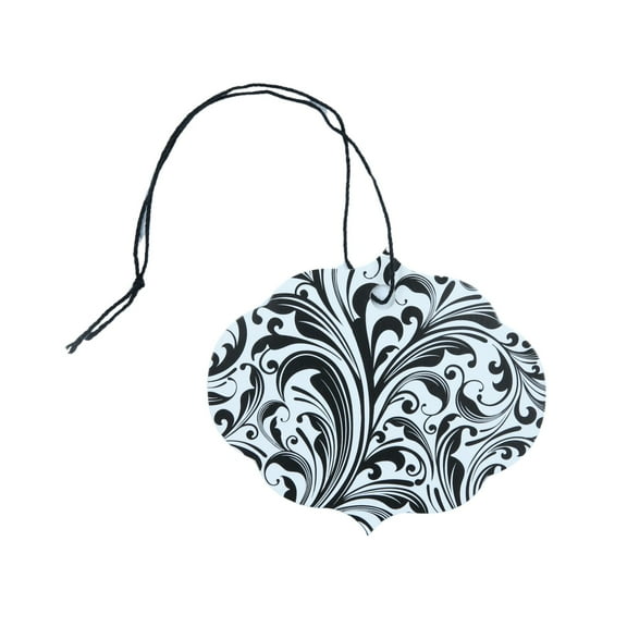 SSWBasics Large Strung Ornate Oval Elegant Tags - 2¾”H x 3¼”W - Pack of 500- Clothing